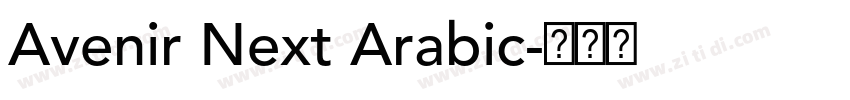 Avenir Next Arabic字体转换